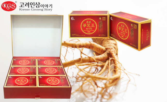 Tặng qu&agrave; g&igrave; cho người th&acirc;n? L&yacute; do chọn nước hồng s&acirc;m linh chi KGS H&agrave;n Quốc