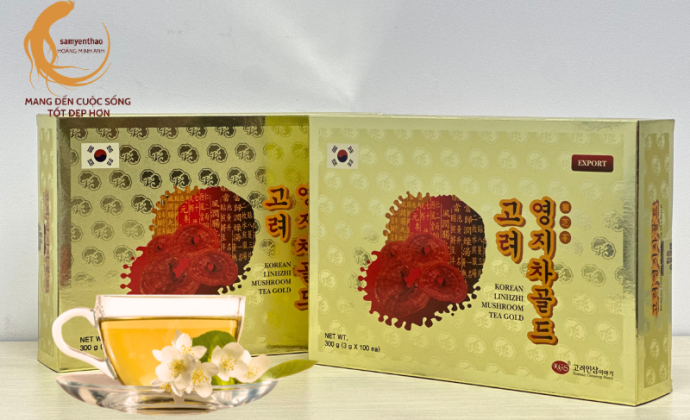 Tr&agrave; Linh Chi gi&uacute;p giải độc gan, thanh lọc cơ thể