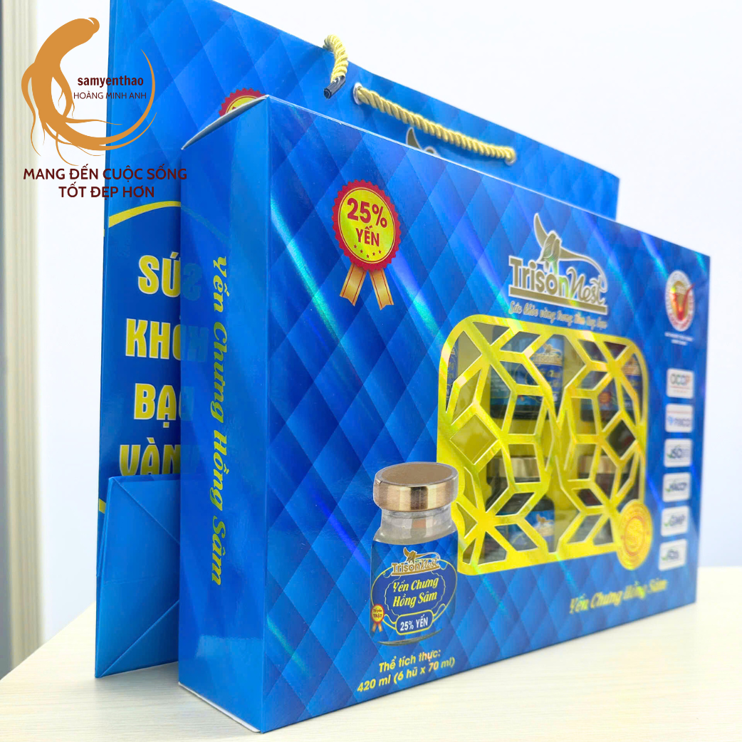 Yến Chưng Hồng Sâm