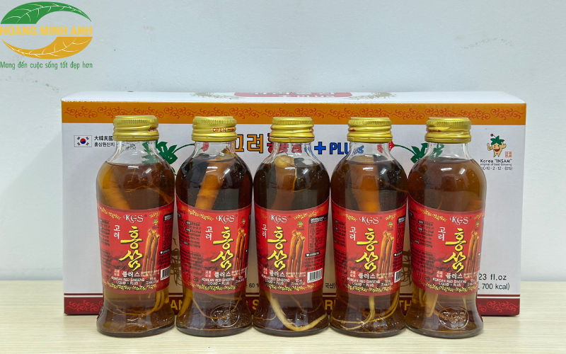 Nước hồng sâm có củ
