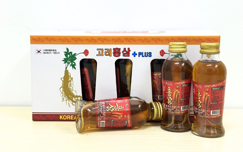 Nước hồng sâm có củ