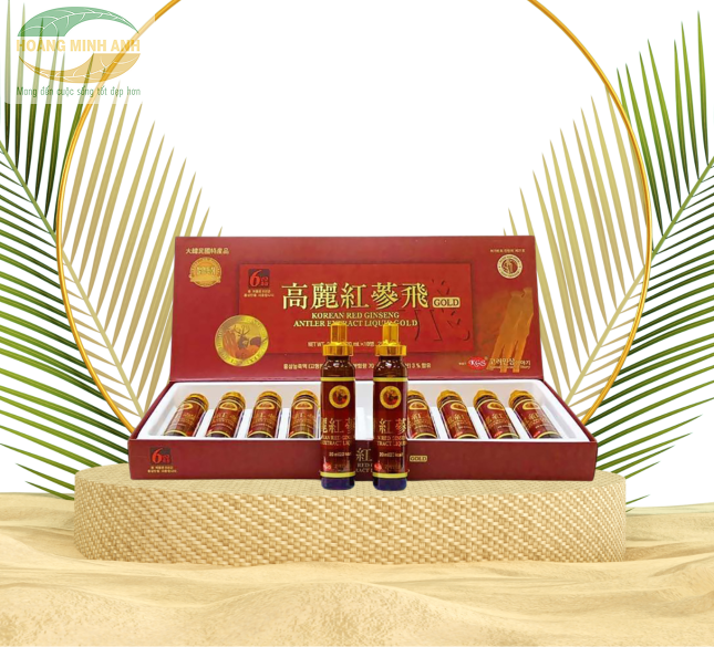 Nước Hồng S&acirc;m Nhung Hươu KGS H&agrave;n Quốc 200ml (dạng ống)