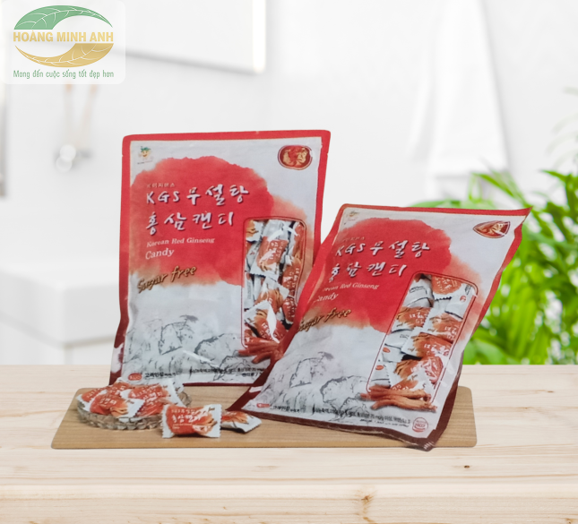 Kẹo Hồng S&acirc;m Kh&ocirc;ng Đường KGS H&agrave;n Quốc 300g