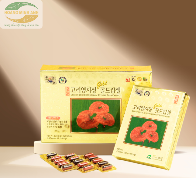 Vi&ecirc;n Linh Chi KGS Hộp Giấy 99.6g