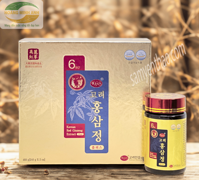 Cao Hồng S&acirc;m Plus KGS H&agrave;n Quốc 480g