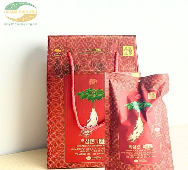 Kẹo Hắc S&acirc;m Gold KGS H&agrave;n Quốc 500g (Hộp)