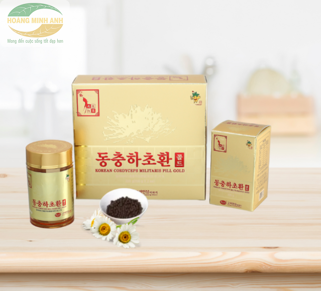 Vi&ecirc;n Đ&ocirc;ng Tr&ugrave;ng Hạ Thảo KGS H&agrave;n Quốc 200g (2 lọ x 100g)