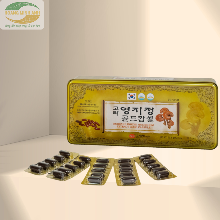 Vi&ecirc;n Linh Chi KGS Hộp Thiếc 99.6g