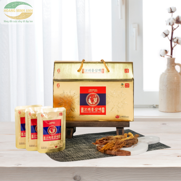 Nước Hồng S&acirc;m Gold KGS H&agrave;n Quốc 1600ml (20 g&oacute;i x 80ml)