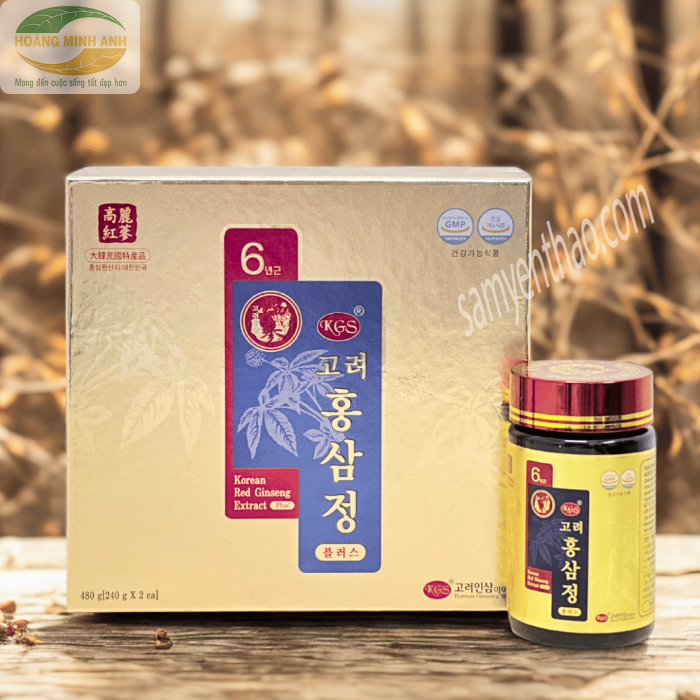 Cao Hồng S&acirc;m Plus KGS H&agrave;n Quốc 480g