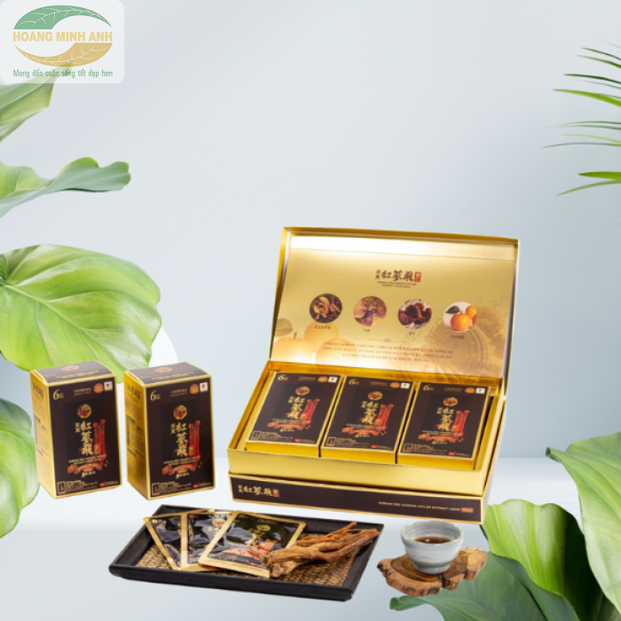 Nước Hồng S&acirc;m Nhung Hươu KGS (dạng g&oacute;i)