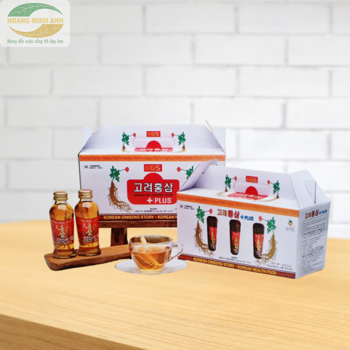 Nước Hồng S&acirc;m C&oacute; Củ KGS 1200ml